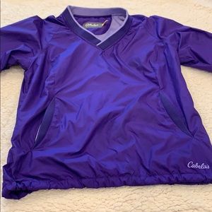 Cabelas Windbreaker Pullover